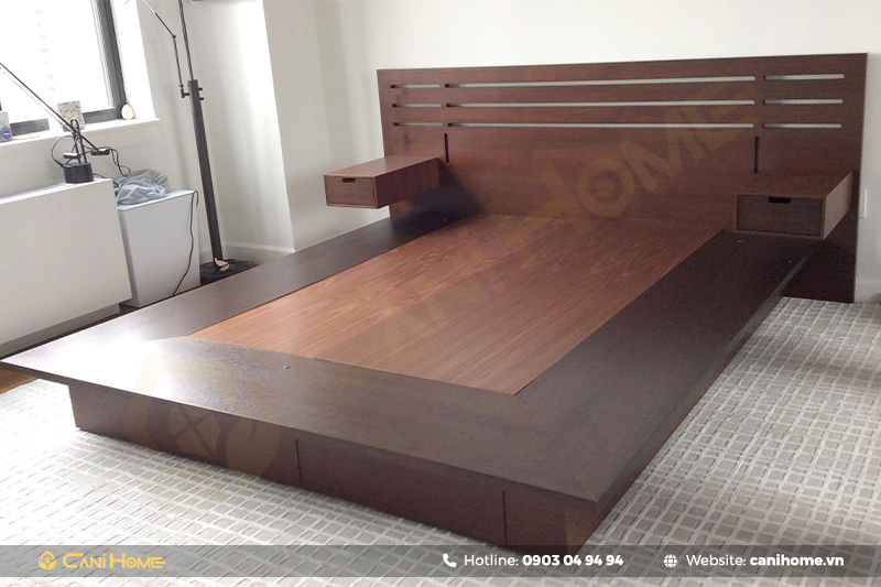 giường gỗ óc chó cao cấp tphcm