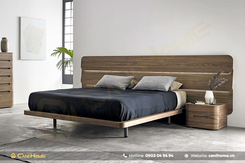 giường ngủ gỗ óc chó