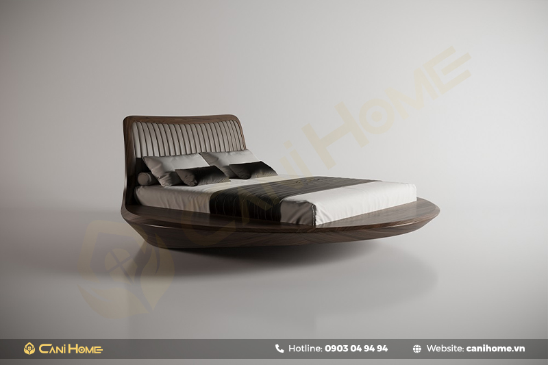 mẫu giường ngủ gỗ óc chó chất lượng