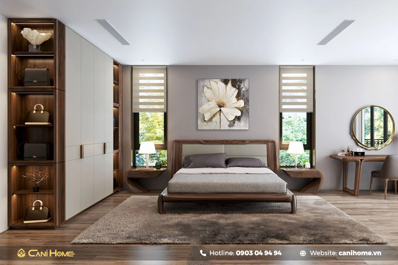 chi phí mua giường gỗ óc chó