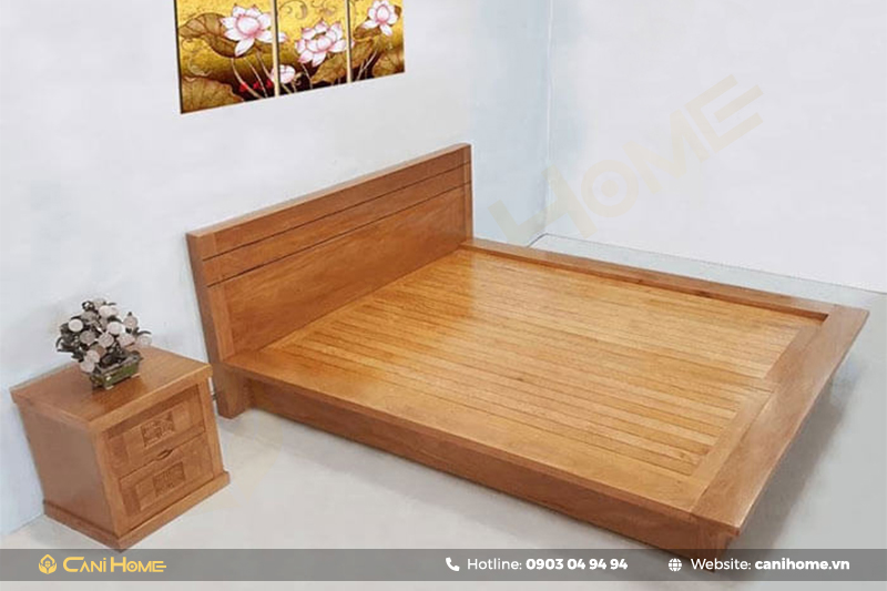 mẫu giường gỗ sồi sang trọng mẫu giường gỗ sồi sang trọng