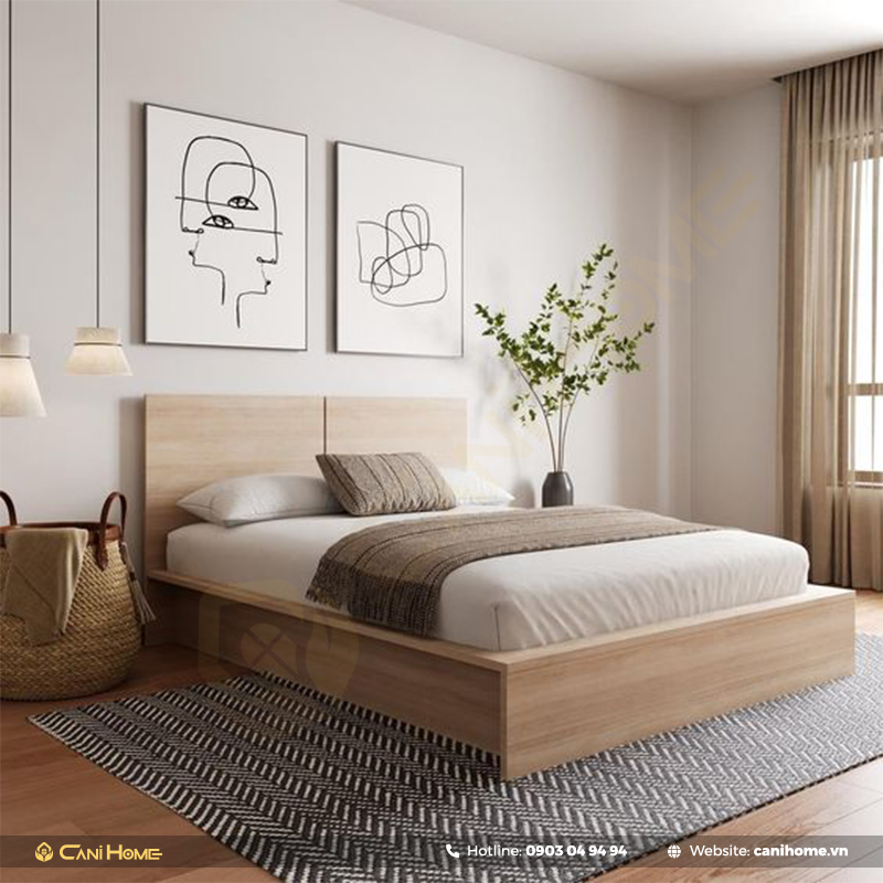 mẫu giường gỗ sồi đẹp mẫu giường gỗ sồi đẹp