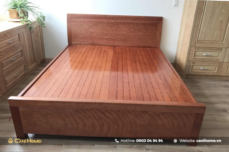 giường ngủ gỗ lát đẹp