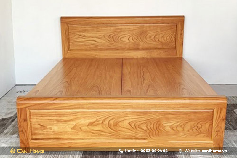 mẫu giường ngủ gỗ pơ mu