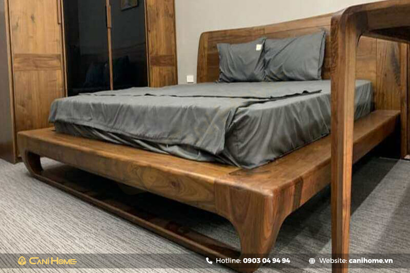 giá giường gỗ pơ mu