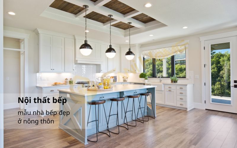 mẫu nhà bếp đẹp ở nông thôn