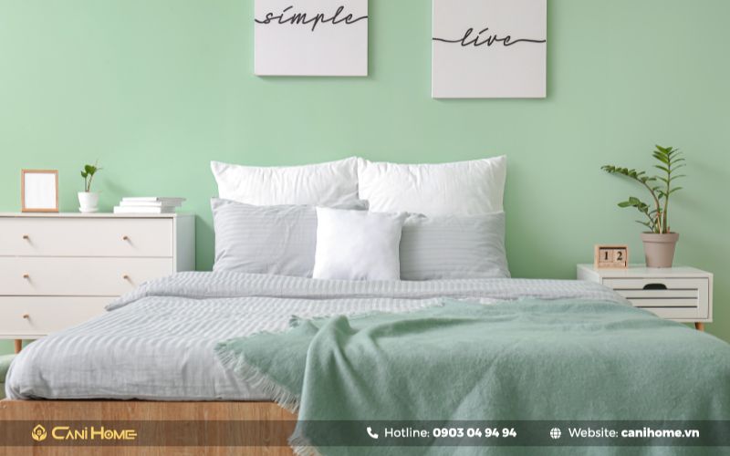 màu sơn phòng ngủ đẹp màu xanh mint màu sơn phòng ngủ đẹp màu xanh mint