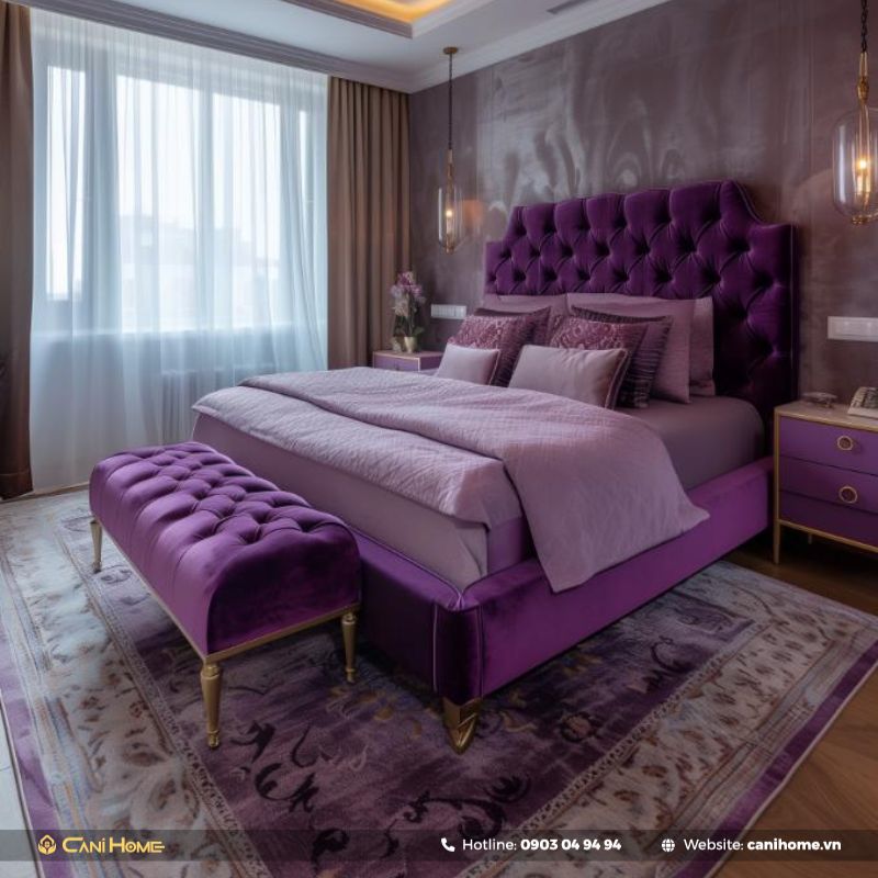 màu sơn phòng ngủ đẹp màu tím màu sơn phòng ngủ đẹp màu tím