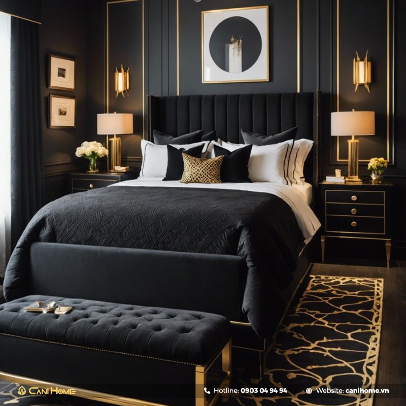 màu sơn phòng ngủ đẹp màu đen màu sơn phòng ngủ đẹp màu đen