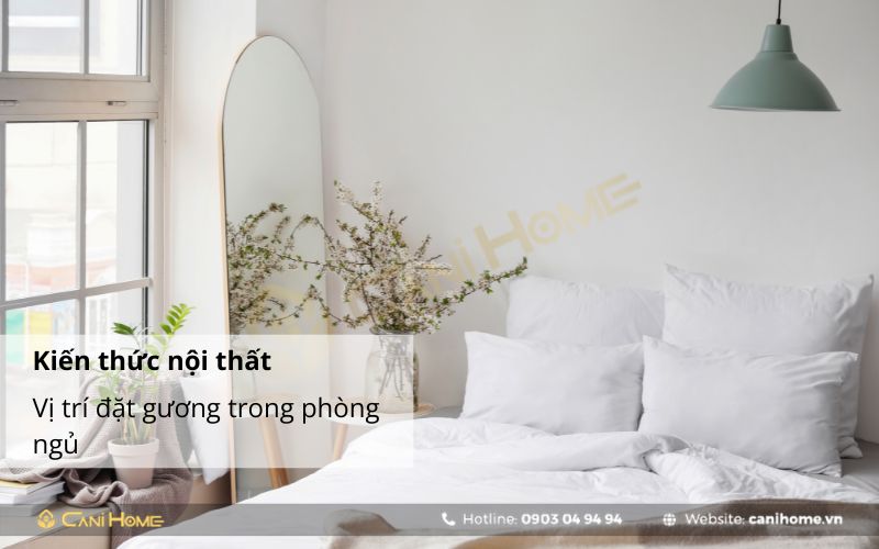 vị trí đặt gương trong phòng ngủ