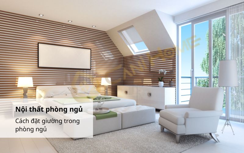 cách đặt giường trong phòng ngủ