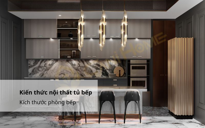 kích thước phòng bếp