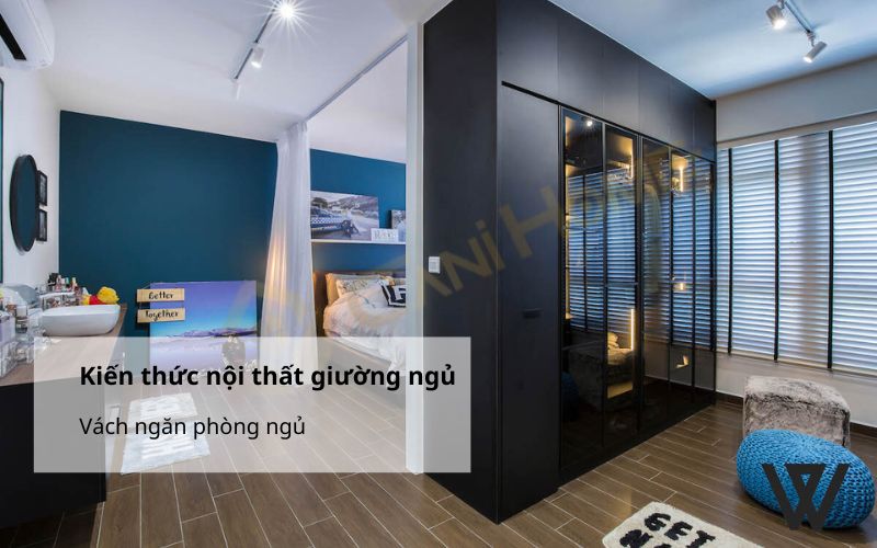 vách ngăn phòng ngủ