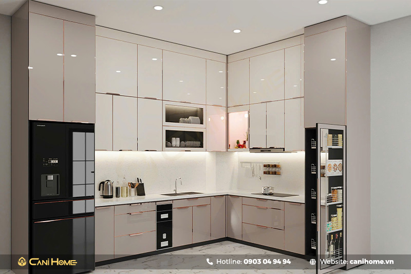 Tủ Bếp Hợp Kim Nhôm