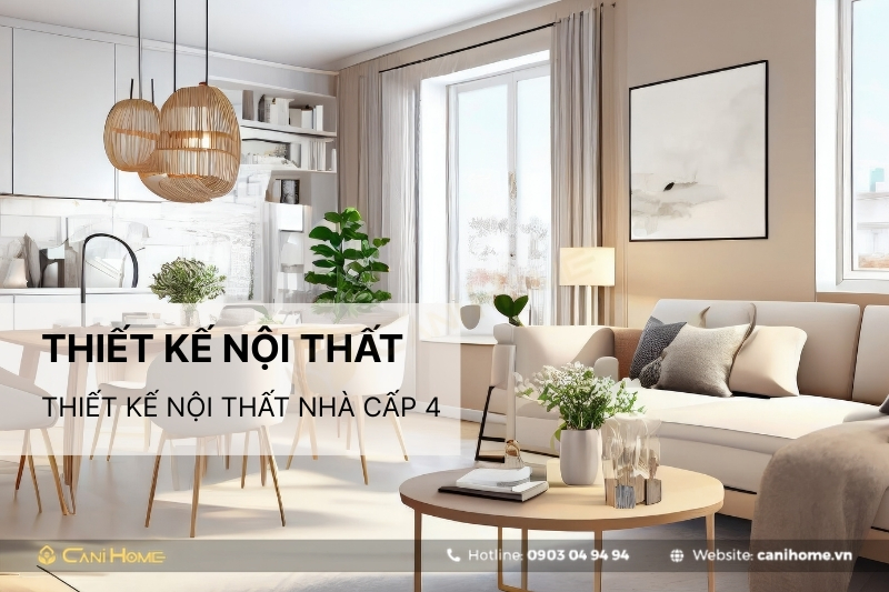 thiết kế nội thất nhà cấp 4